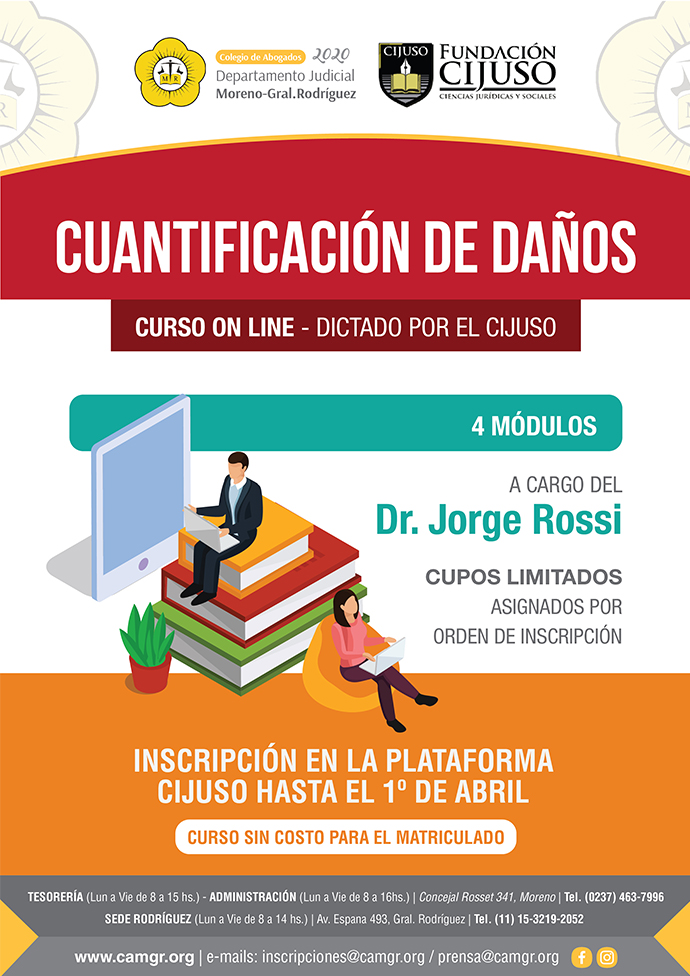 CURSO ONLINE DICTADO POR EL CIJUSO